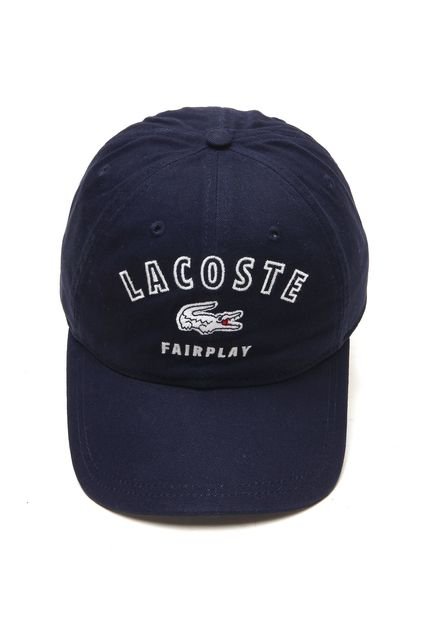Boné Strapback Lacoste Fairplay Azul - Marca Lacoste