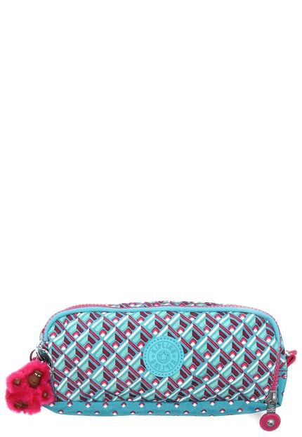 Estojo Kipling Back To School Gitroy Summer Pop Azul - Marca Kipling