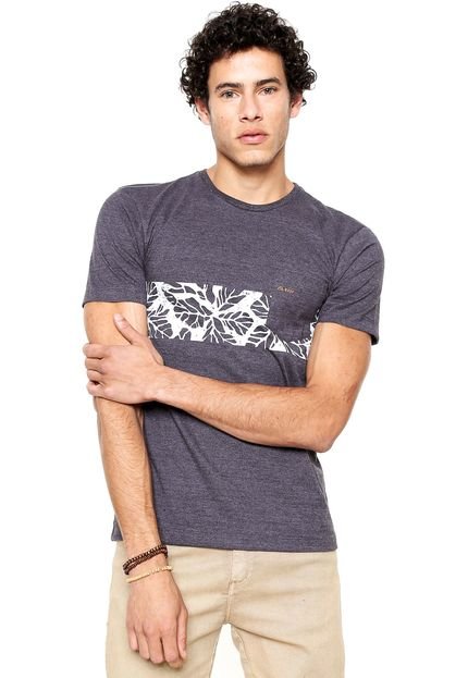 Camiseta Reef Leafy Crew Preta - Marca Reef