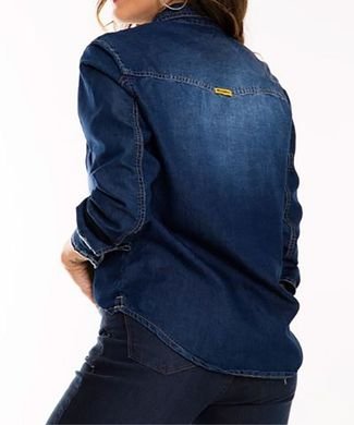 Camisa Feminina Jeans com Elastano Razon Jeans