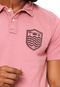 Camisa Polo Osklen Slim Rosa - Marca Osklen