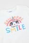 Conjunto Manga Longa 2pçs Elian Infantil Smile Off-White/Cinza - Marca Elian