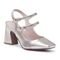 Sapato Feminino Scarpin Mery Jane Salto Grosso Napa Ouro Light - Marca Carolla Shoes