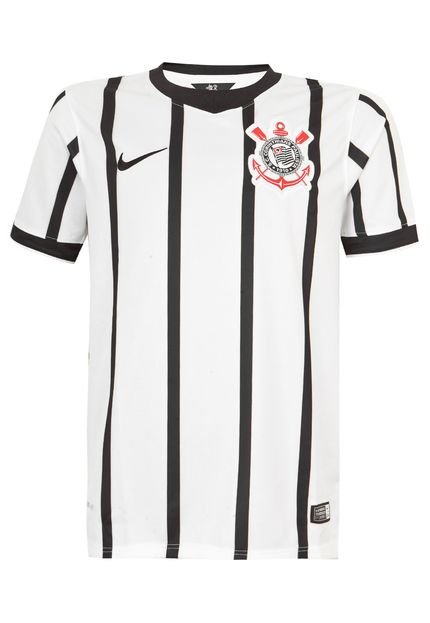 Camiseta Nike Corinthians Infantil SS Home Stadium Branca - Marca Nike