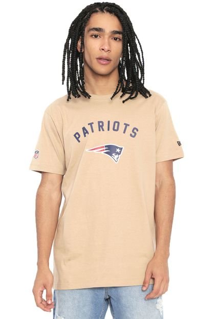 Camiseta New Era England Patriots Bege - Marca New Era