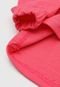 Blusa de Moletom Infantil Tricae por Snoopy Take Care Pink - Marca Tricae por Snoopy