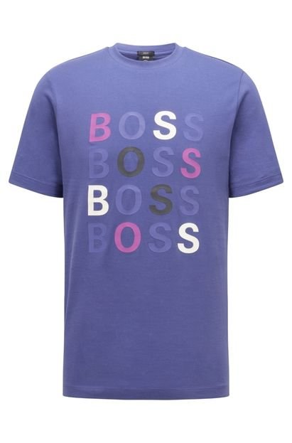 Camiseta BOSS Tessler 171 Roxo - Marca BOSS