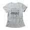 Camiseta Feminina Great Discoveries - Mescla Cinza - Marca Studio Geek 