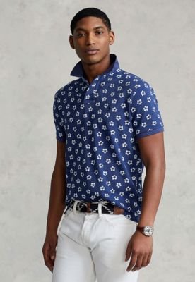 Camisa Polo Polo Ralph Lauren Slim Fit Logo Azul-Marinho