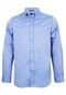 Camisa Gant M.M. Summer Wash Poplin Fobd Azul - Marca Gant