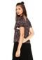 Blusa Sofie Floral Preta - Marca Sofie