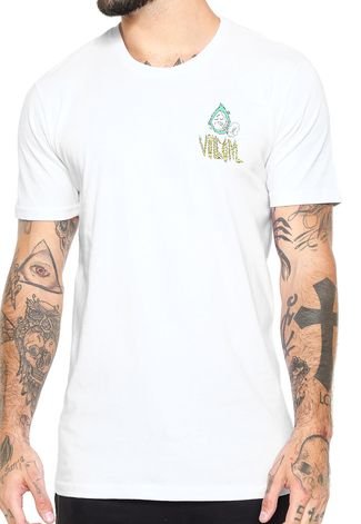 Camiseta Volcom Care F Branca