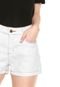 Short Sarja Calvin Klein Jeans Reto Color Branco - Marca Calvin Klein Jeans