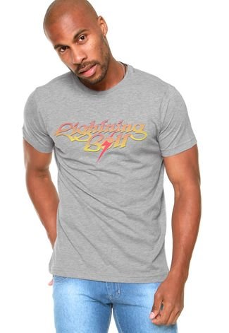 Camiseta Lightning Bolt Gradient Cinza