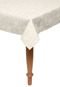 Toalha de Mesa Retangular Dohler Clean Eliete 1,60x2,50m Off White - Marca Dohler