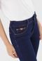 Calça Cropped Jeans Biotipo Skinny Pespontos Azul - Marca Biotipo