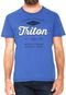 Camiseta Triton Logo Azul - Marca Triton