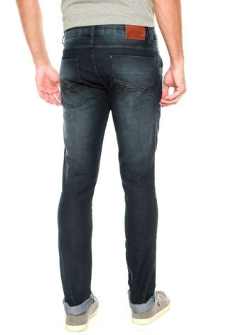 Calça Jeans Biotipo Skinny Pespontos Azul