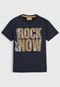 Camiseta Milon Infantil Rock Now Azul-Marinho - Marca Milon