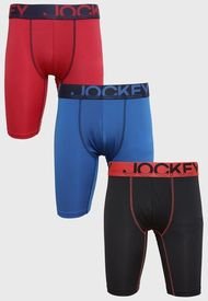 Pack 3 Boxers Jockey Microfibra Multicolor - Calce Ajustado