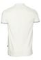 Camisa Polo Nicoboco Slim Listrada Off-white/Cinza - Marca Nicoboco