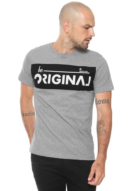 Camiseta Industrie Be Original Cinza - Marca Industrie