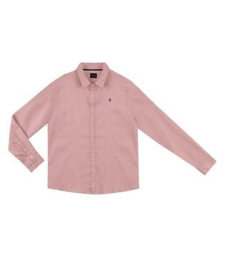 Camisa Masculina Manga Longa Diametro Rosa