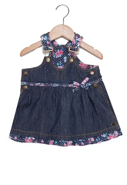 Vestido Tip Top Menina Azul - Marca Tip Top