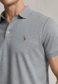 Camisa Polo Polo Ralph Lauren Reta Logo Bordado Cinza - Marca Polo Ralph Lauren