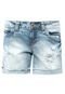 Short Jeans Colcci Destroyed Azul - Marca Colcci