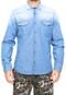 Camisa Jeans Forum Smart Azul - Marca Forum