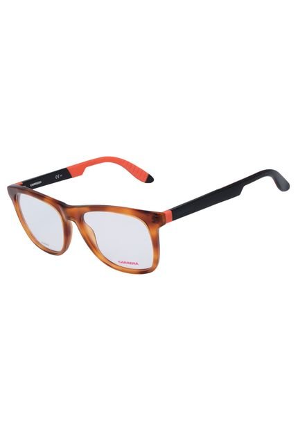 Óculos de Grau Carrera Mesclado Quadrado Caramelo/Preto - Marca Carrera