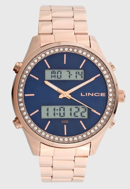 Relógio Lince LAR4591L R1RX Rosa/Azul - Marca Lince