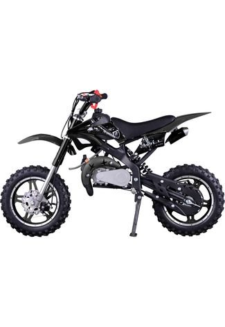 Motocicleta infantil mini moto cross bull motors vermelha bk db08 49cc