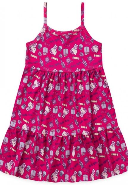 Vestido Infantil Hello Guloseimas- Hello Kitty - Marca Hello Kitty