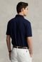 Camisa Polo Polo Ralph Lauren Reta com Zíper Azul-Marinho - Marca Polo Ralph Lauren