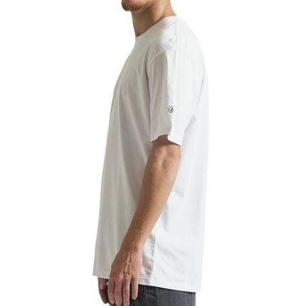 Camiseta Volcom Solid Stone Oversize WT23 Masculina Branco - Marca Volcom