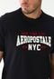 Camiseta Aeropostale Logo Preta - Marca Aeropostale