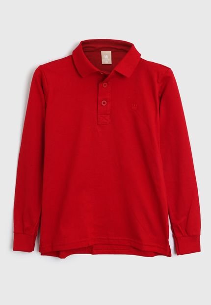 Camisa Polo Colorittá Infantil Vermelha - Marca Colorittá