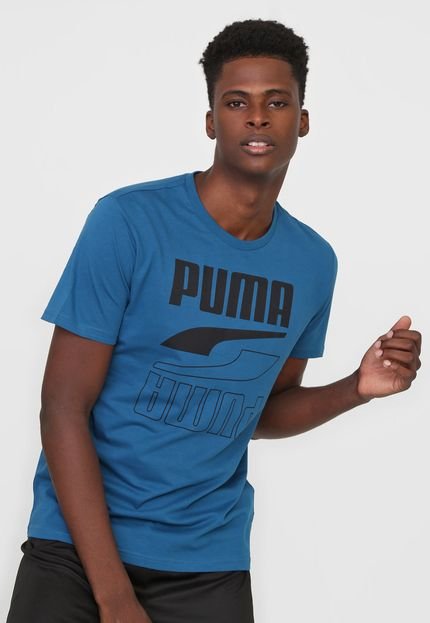 Camiseta Puma Rebel Azul - Marca Puma