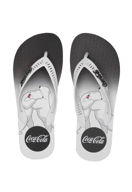 Chinelo Coca Cola Shoes Urso Preto - Marca Coca Cola Shoes