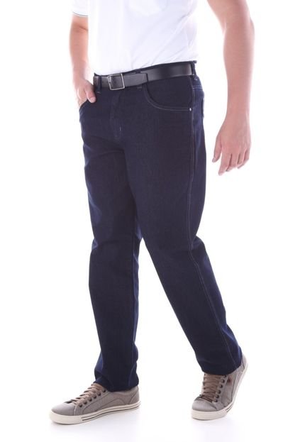 Calça Jeans Regular Amaciada 5 Bolsos Marinho Traymon 2171 - Marca Traymon