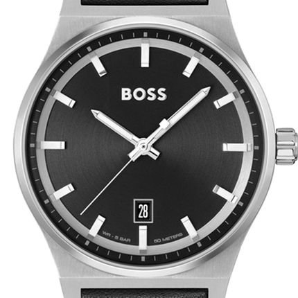 Relógio Boss Masculino Couro Preto 1514075 - Marca Hugo Boss