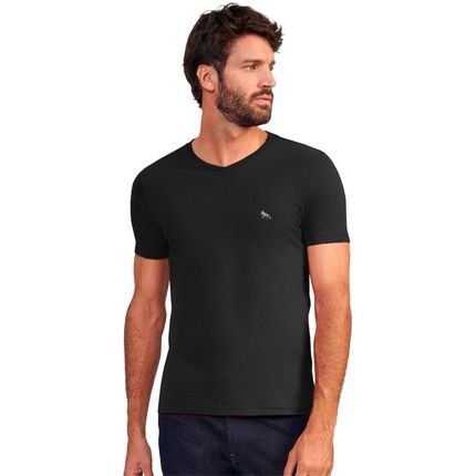 Camiseta Acostamento Basic VE24B Preto Masculino - Marca Acostamento