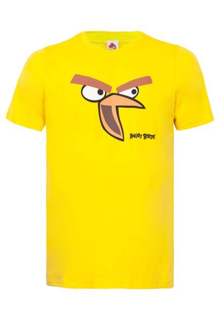 Camiseta Angry Birds Chuck Amarela - Marca Angry Birds