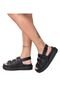 Sandalia Estilo Veggie Shoes Megan Preto - Marca ESTILO VEGGIE SHOES