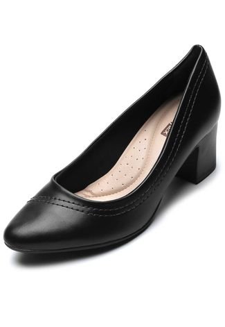 Scarpin comfortflex sales liso preto