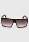 Óculos de Sol Evoke Quadrado Marrom - Marca Evoke