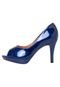 Peep Toe Vizzano Azul - Marca Vizzano