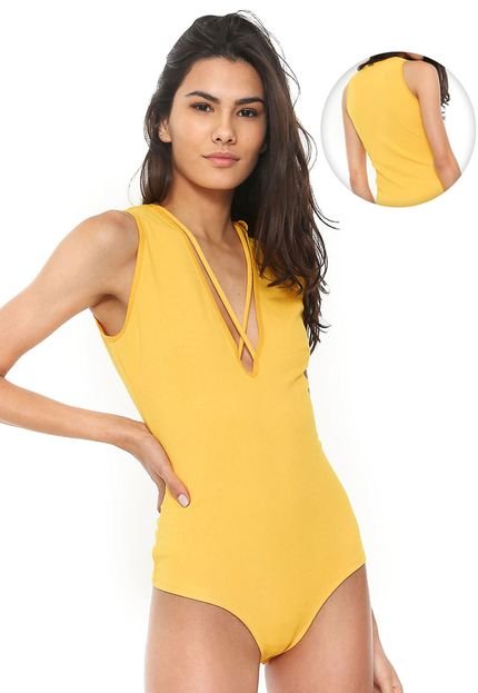 Body My Favorite Thing(s) Strappys Amarelo - Marca My Favorite Things